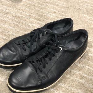 Cole Haan Black Leather Tennis Shoe - Size 15